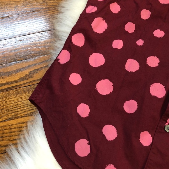 HTF HM Comme De Garcon Polka Dot Down Shirt Top, 4 - Picture 3 of 7